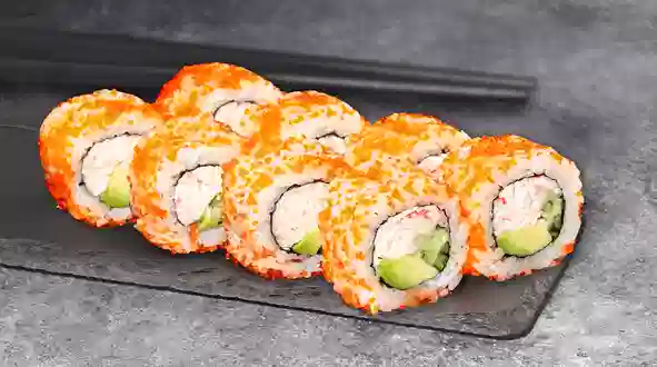 Страва Каліфорнія з крабовим міксом в ікрі меню We Sushi Каліфорнія з крабовим міксом в ікрі меню We Sushi
