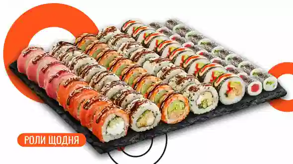 Блюдо Сет Рыба моя 56 шт. меню We Sushi Сет Рыба моя 56 шт. меню We Sushi