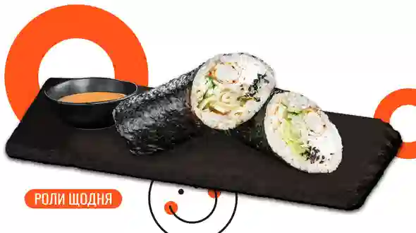 Блюдо Суши шаурма с креветками меню We Sushi Суши шаурма с креветками меню We Sushi